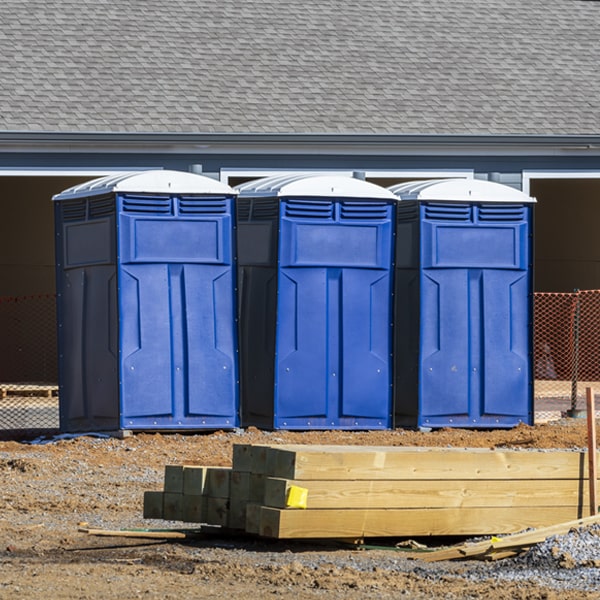 how do you dispose of waste after the portable restrooms have been emptied in Lake Milton OH